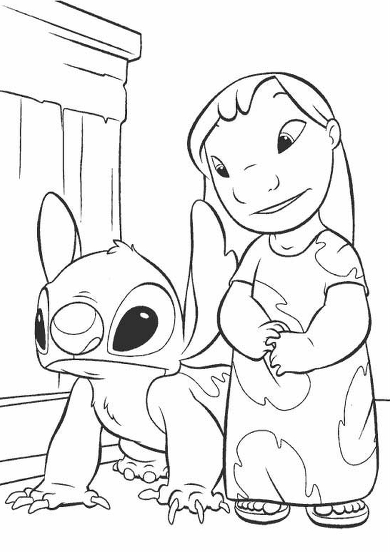 Stich kolorowanki